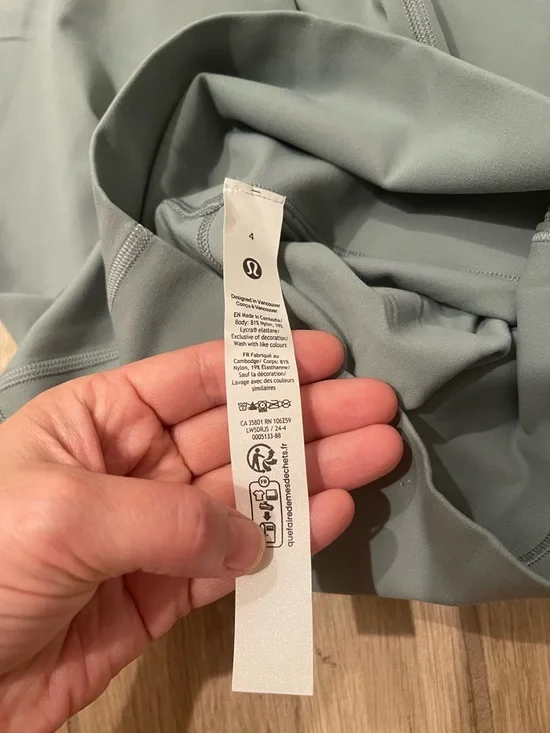 NWT Lululemon Align High Rise Pants 25” Crater Blue Sz 4 - Picture 5 of 7